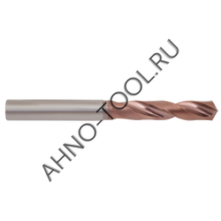 Сверло  7.6мм  твердосплавное 3D без подвода СОЖ. SP-X800030760 VHM AHNO по стали, чугуну, нерж. и ж