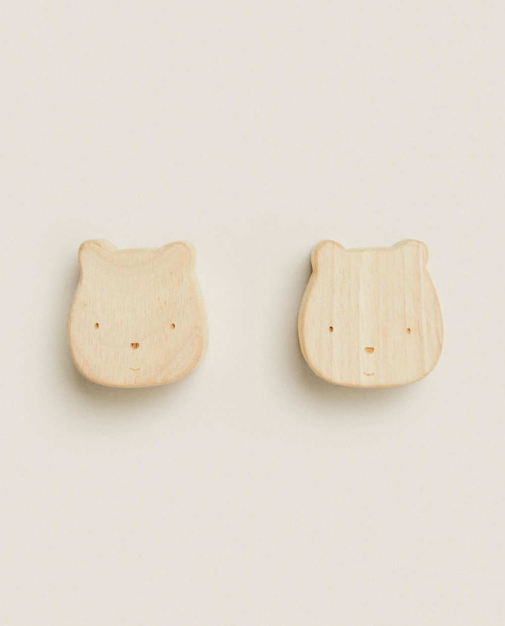 Мебельная ручка Zara Home, 2х4х4 см, дерево, 2 шт., 3698/555