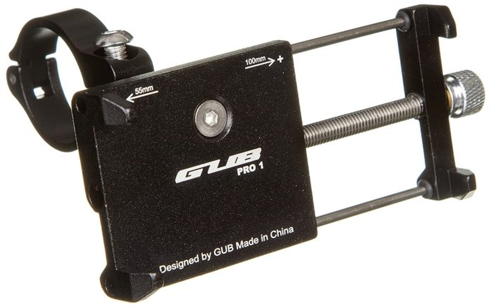 Держатель для телефона STG BC-B705 3,5-7", алюм., черный