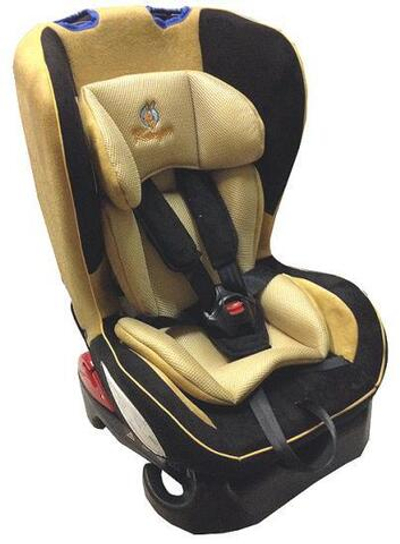 Детское автокресло Kenga группа: 0+/1 (0-4 лет) (Желтый/черный)