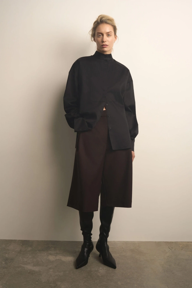 Рубашка с манишкой