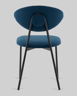 Стул обеденный Квинси велюр синий