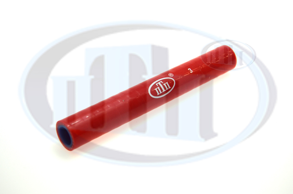 Патрубок (D= 12 mm, L= 140 mm) красный MVQ ПТП