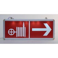 Аварийный светильник ЭРА SSA-101-0-20 светодиодный 3ч 3Вт без текста стикер 350х140 мм односторонний | Указатели эвакуационные