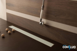 Душевой лоток Pestan Confluo Frameless Line 300 White Glass