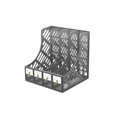 Лоток вертикальный 4-х секц. сборный DOLCE COSTO серый