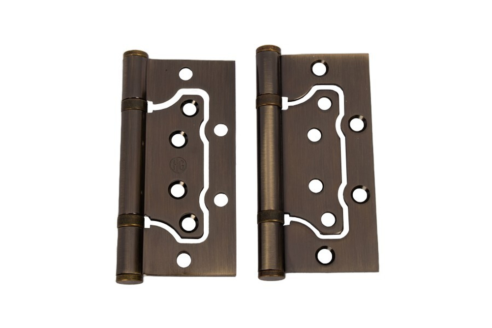 ПЕТЛЯ БАБОЧКА 100X75X2.5MM АНТИК БРОНЗА HG AB HIG( AB) 2ШТ