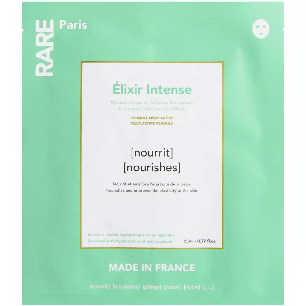 Маска тканевая для лица RARE Paris Elixir Intense Nourishes питательная 1 шт