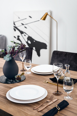 Villeroy & Boch Мануфактурная тарелка для завтрака Rock Blanc 22 см 10-4240-2640