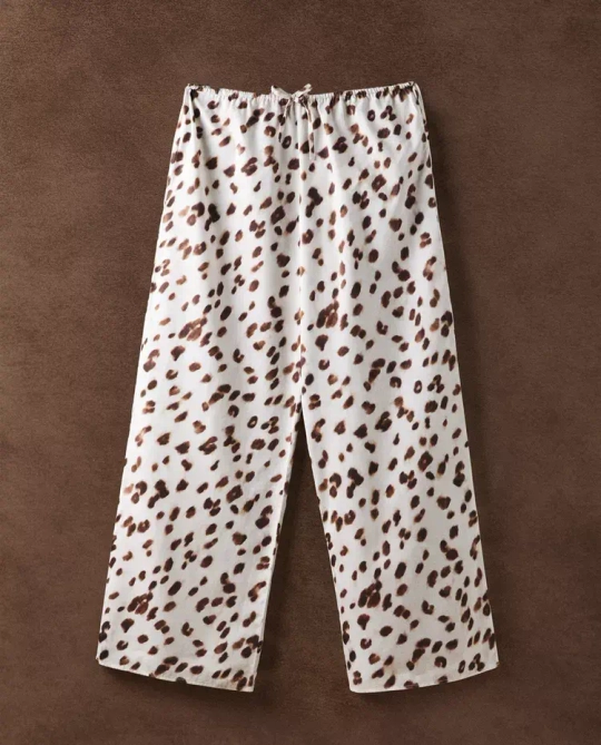 ZARA HOME БРЮКИ С ПРИНТОМ, ЛЕОПАРДОВЫЙ
