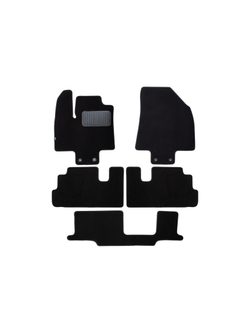 Коврики в салон для INFINITI QX60 (II) 2021- внедорожник 5 дв., 8 мест, 5 шт (текстиль) KLEVER0507601622110KH