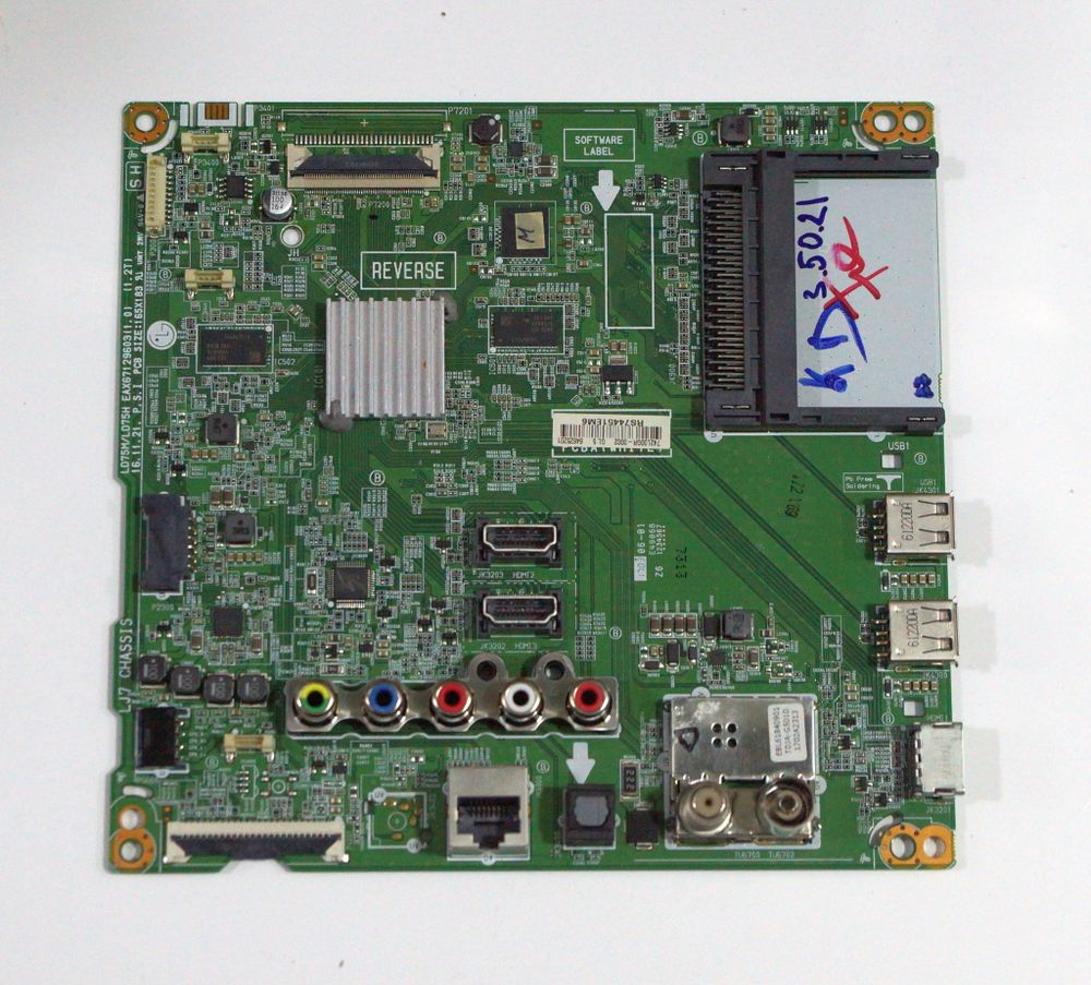 EAX67129603(1.0) EBU64625201 mainboard телевизора LG