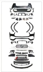 Обвес переделка для Mercedes-Benz GLE 2020-2023 до GLE 53 AMG Рестайлинг АМГ Мерседес Бенц ГЛЕ класс