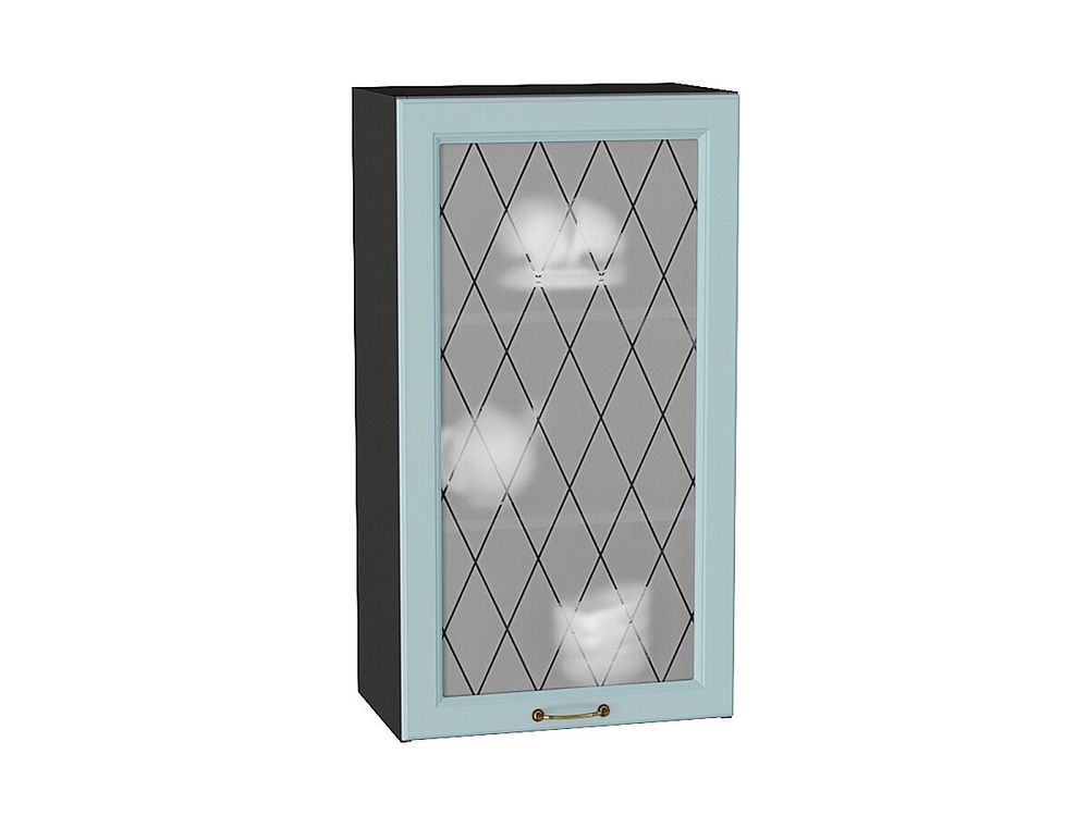 Шкаф верхний с 1-ой остекленной дверцей Ницца