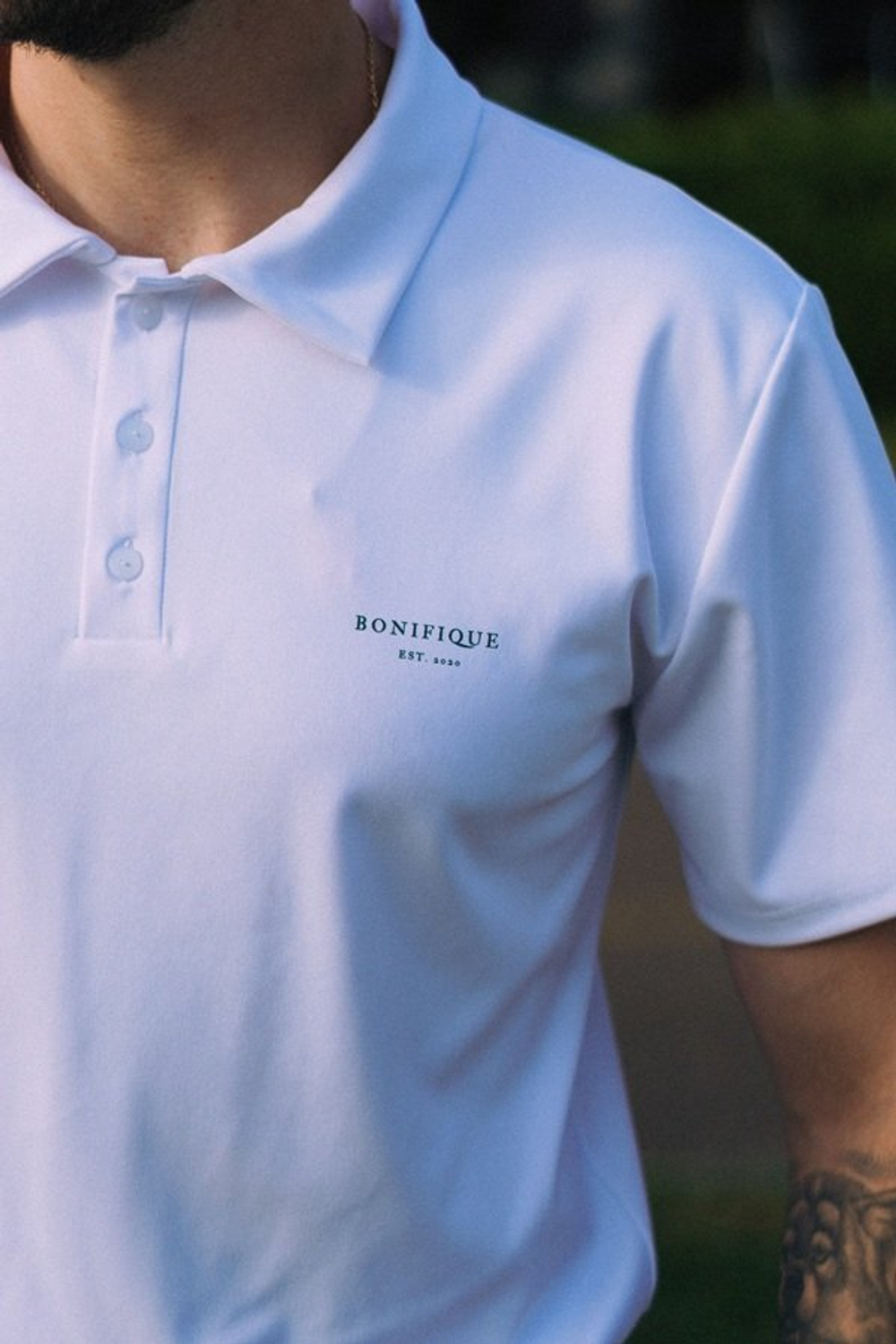 ОДЕЖДА ДЛЯ ТЕННИСА Мужская, Поло BONIFIQUE CLASSIC POLO .