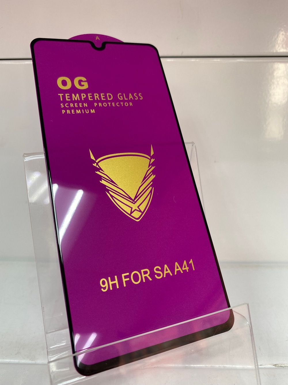Защитное стекло Samsung Galaxy A41, противоударное, глянцевое