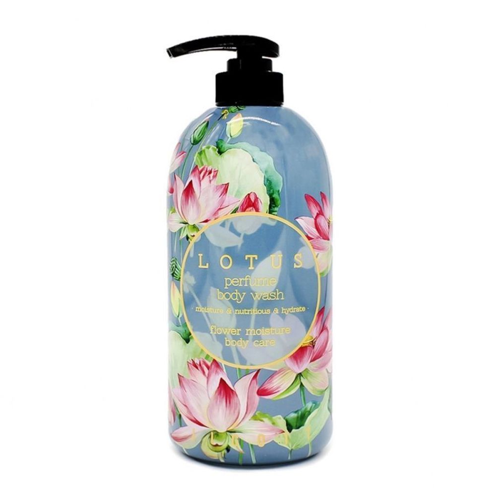 Гель для душа с экстрактом лотоса JIGOTT Lotus Perfume Body Wash 750 мл