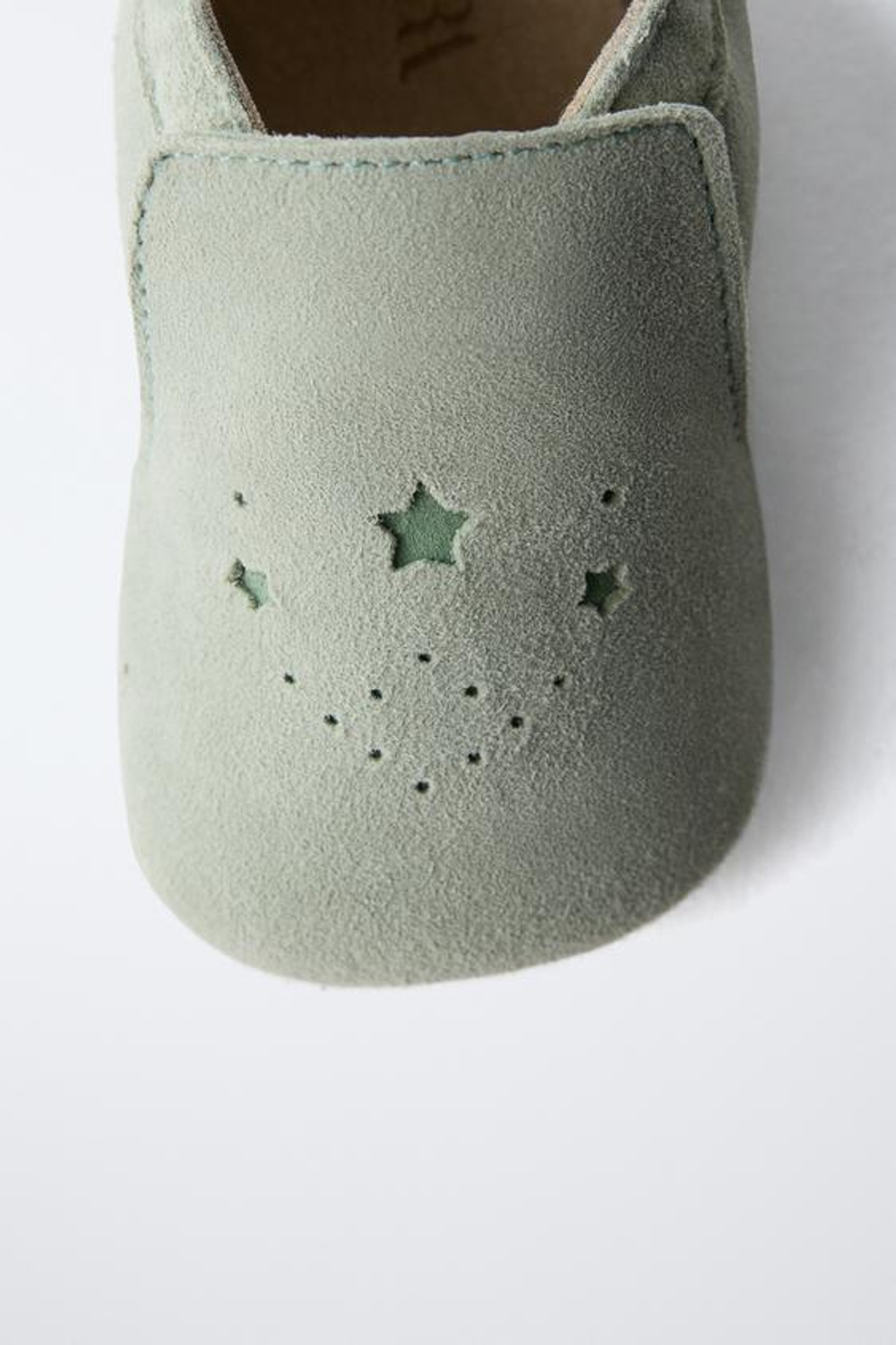 ZARA КОЖАНЫЕ ПИНЕТКИ, ГОЛУБОЙ