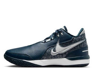 Баскетбольные кроссовки Nike LeBron NXXT Gen AMPD Armory Navy/Sail-Metallic Silver-Light Silver