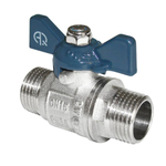 Кран шаровый 1/2" н/н бант,MP-У