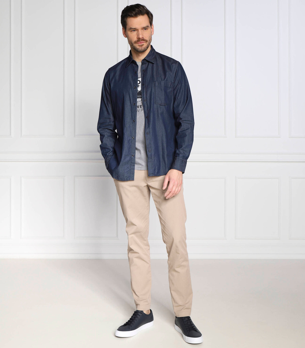 рубашка riou_1 BOSS ORANGE - темно-синий(50483535)