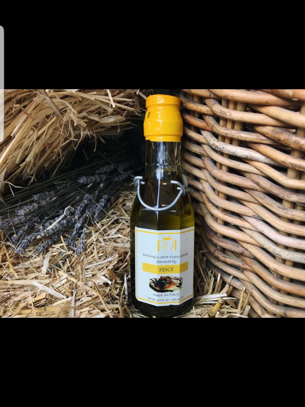 Масло оливковое FOI ДЛЯ РЫБЫ нерафинированное высшего качества ароматизированное 250 мл Италия