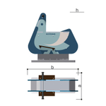 Качалки 1х Romana 108.29.00-06