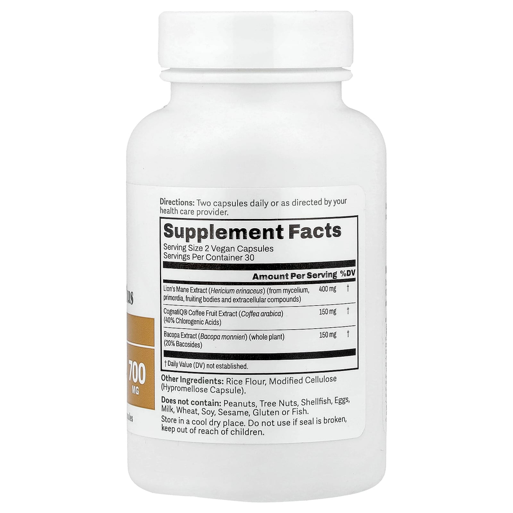 Dr. Murray's, Lion's Mane Plus, 60 веганских капсул