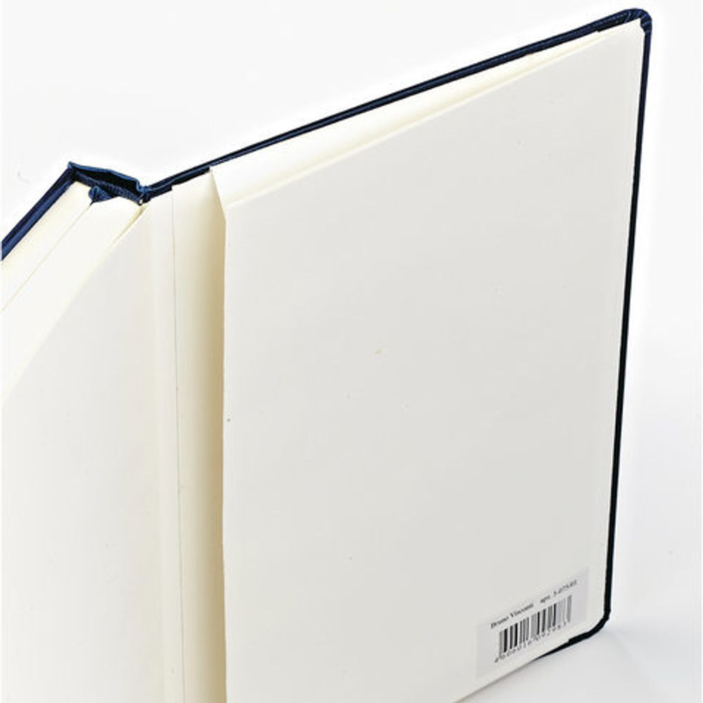 Блокнот А5 (142х214 мм), 100 л., твердая обложка, балакрон, на резинке, BRUNO VISCONTI, Синий, 3-101/01