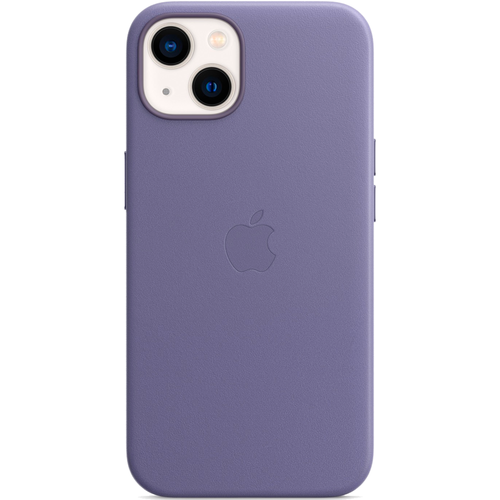 Кожаный чехол с поддержкой MagSafe Apple Leather Case для iPhone 13, Wisteria (Сиреневая глициния)