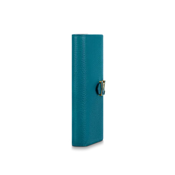 Кошелек Louis Vuitton Lv Vertical бирюзовый