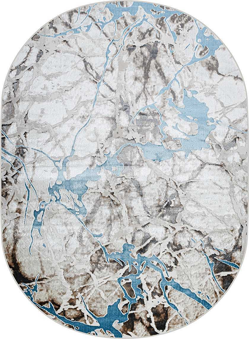 Roma 37891A BLUE FLS \ BEIGE FLS Овал