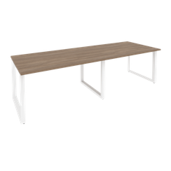 Onix Стол переговорный O.MO-PRG-2.3 Дуб Аризона/Металл Белый 2760*980*750