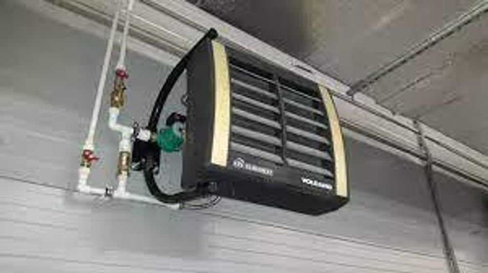 Монтаж (установка) тепловой завесы