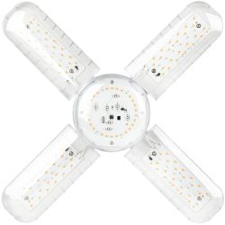 Фитолампа для растений светодиодная ЭРА GREEN LINE ФИТО-65W-PL-E27-GR 5-ти лепестковая розового свечения 65 Вт Е27 | ФИТО светильники