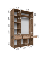 Шкаф Мерида (1,5)