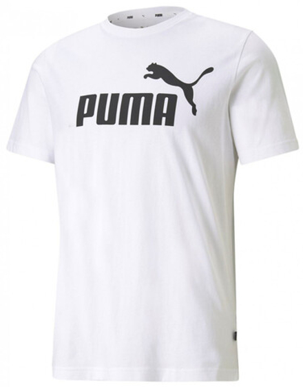 Мужская теннисная футболка Puma ESS Logo Tee - белый