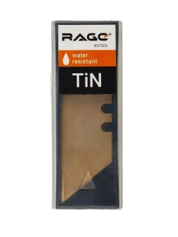 Лезвия для ножей трапециевидные 19 мм с титановым покрытием 5 шт RAGE by VIRA