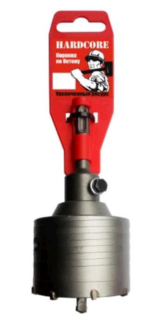 Коронка кольцевая по камню SDS+  68мм  в сборе (адаптер+св) /Hardcore   110068