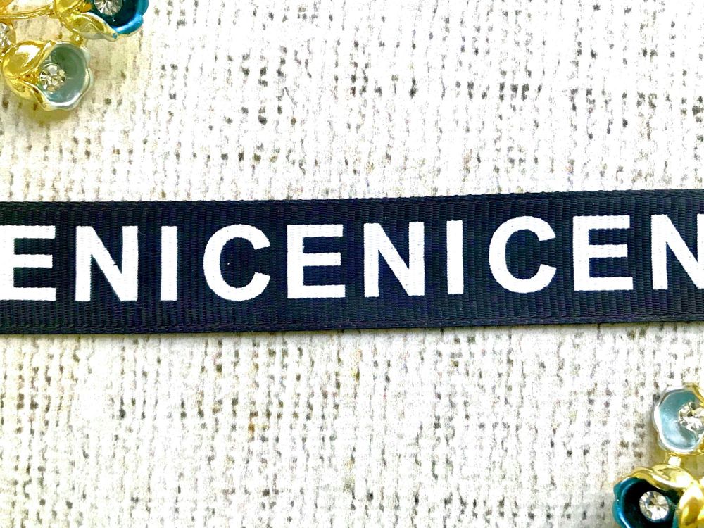 Лента репсовая &quot;NICE&quot;, ш. 2 см, т.синий