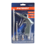 Пистолет продувочный PATRIOT GH60C сопло 25/100/200мм,400л/мин (830901036)