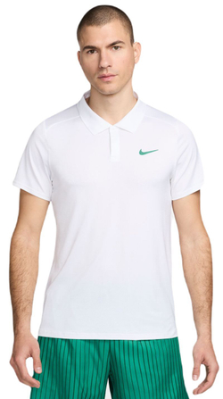 Мужское теннисное поло Nike Court Dri-Fit Advantage Polo - белый