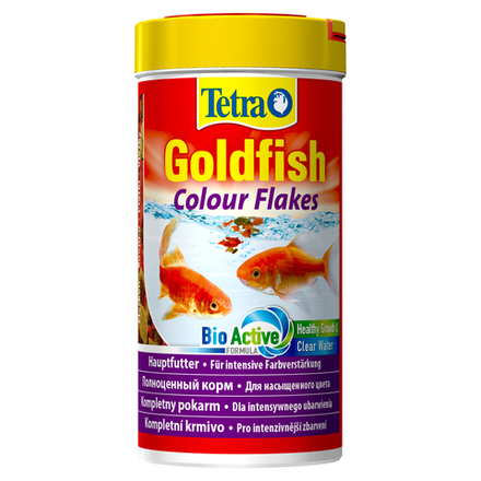 Tetra Goldfish Colour корм в хлопьях для улучшения окраса золотых рыб 250 мл