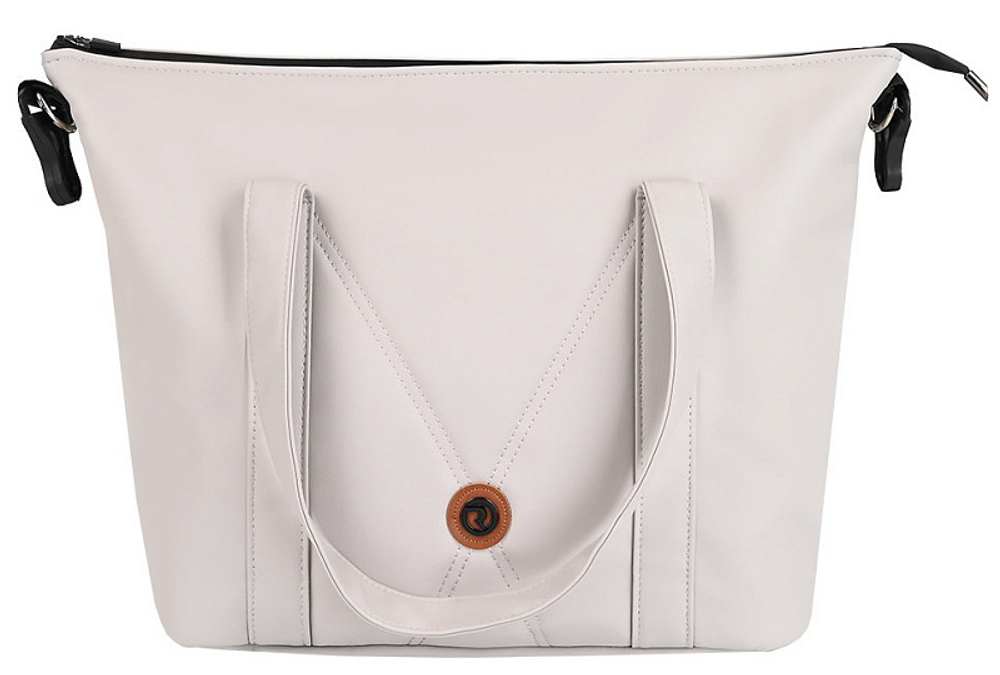 Детская коляска Roan Bass Next Кожа 3 в 1 с автокреслом Avionaut Silver Black RN084/1 Кожа Island Stone /Black