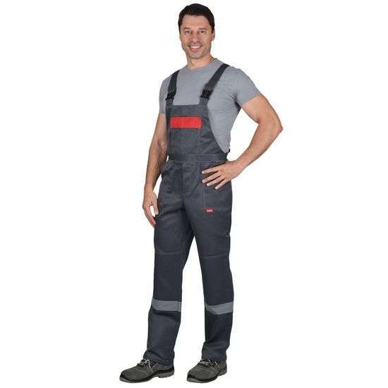 Костюм "Сириус-Легионер" полукомбинезон (серый/красный)