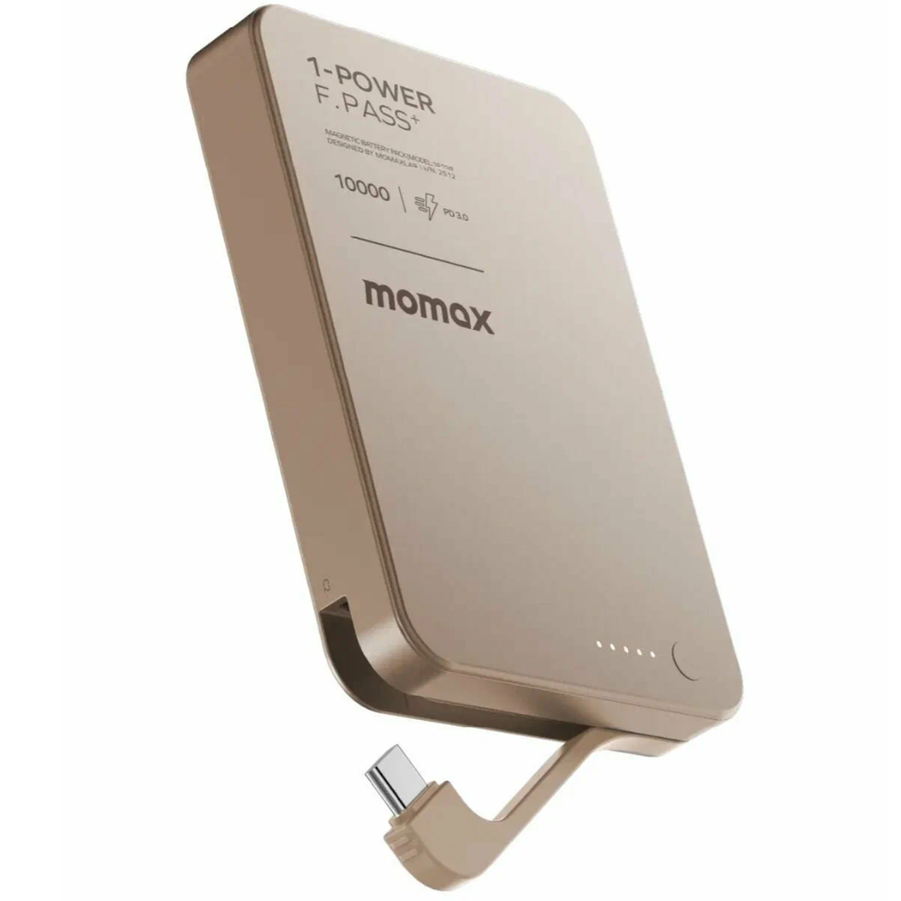 Внешняя АКБ Momax 1-Power MagSafe 20W+Cable 5000mAh