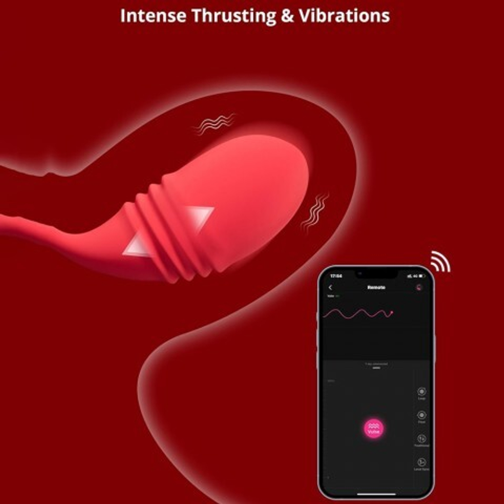 Фрикционное виброяйцо Vulse Lovense с управлением через приложение, работающее в режиме Handfree