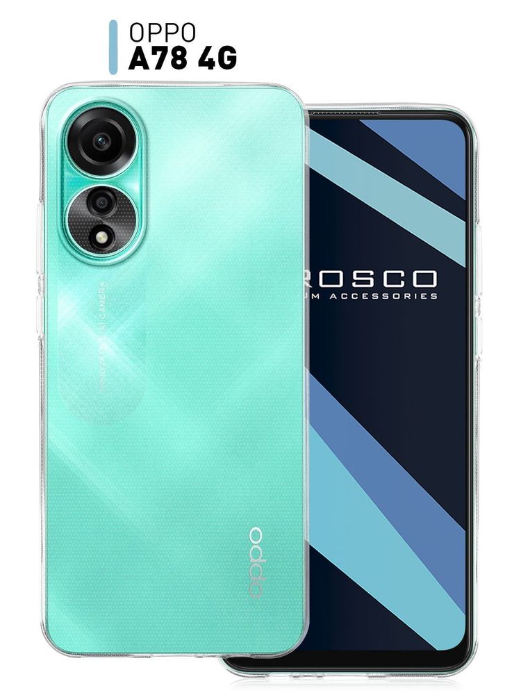 Чехол ROSCO для OPPO Reno 10 (арт. OPPO-RENO10-COLOURFUL-BLACK)