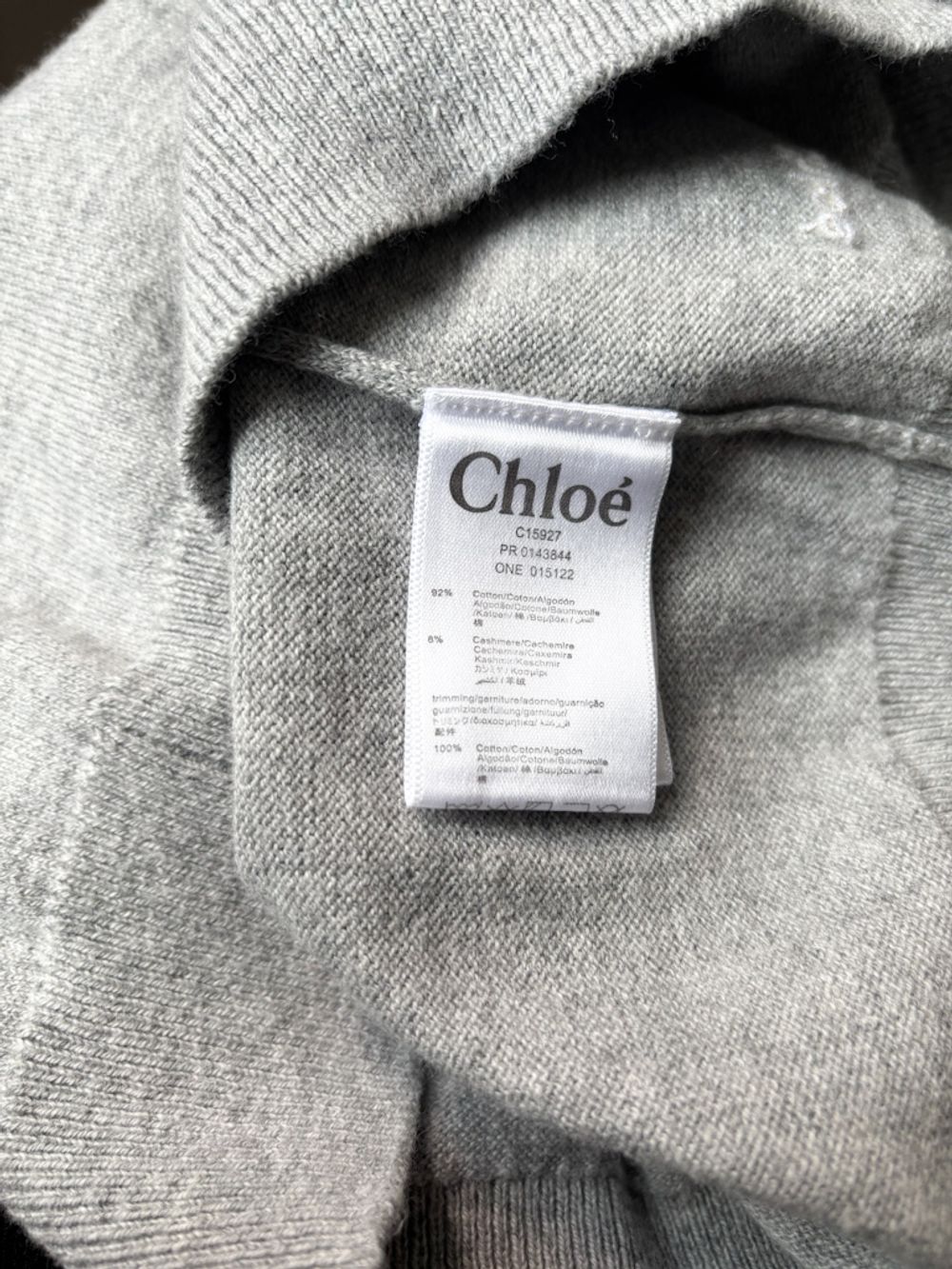Джемпер Chloe из хлопка с кашемиром, 128