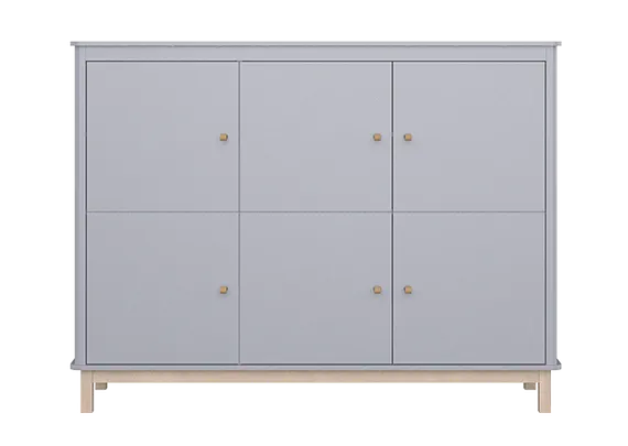 Шкаф Classic низкий (серый)